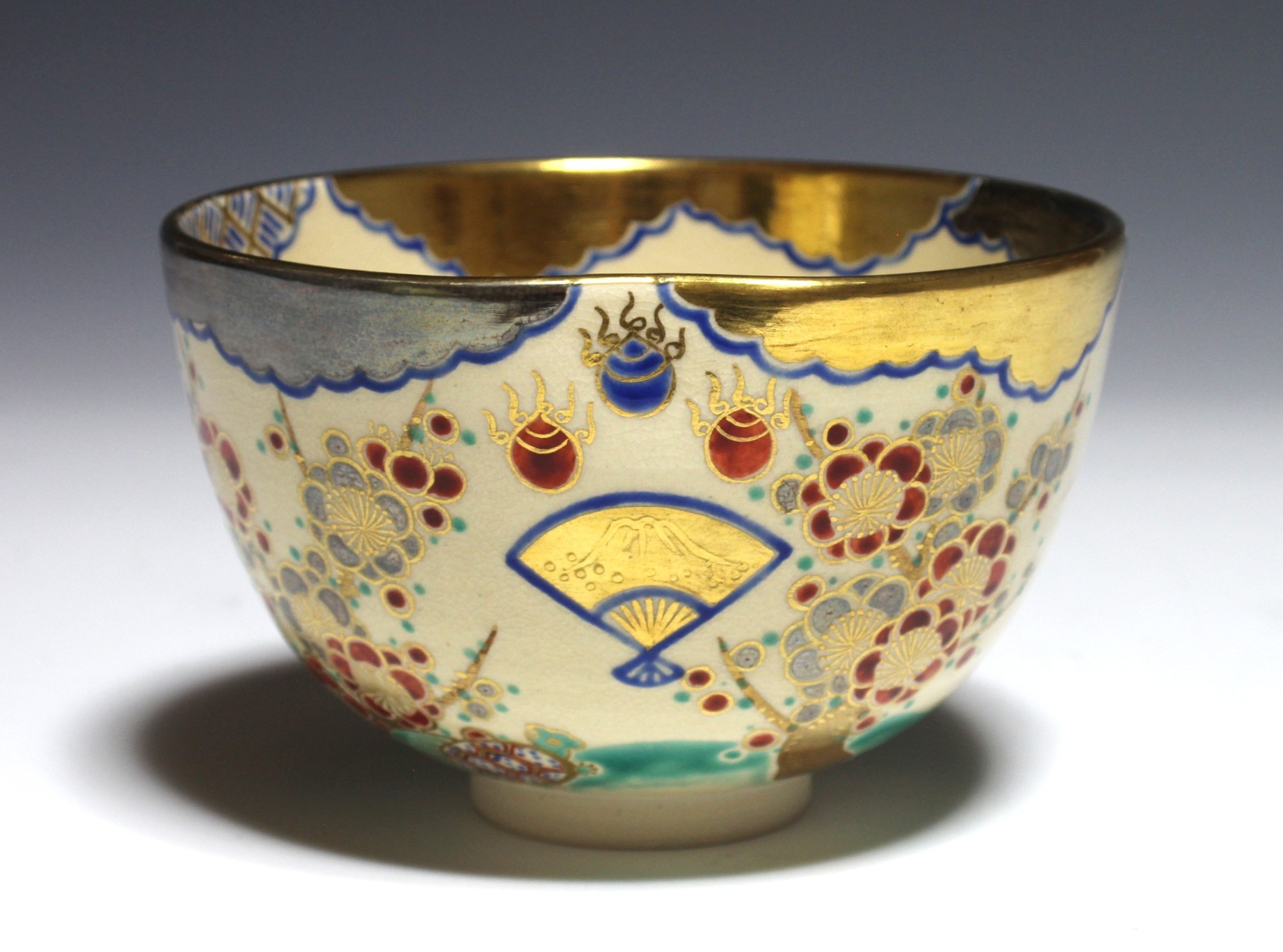 仁清写蓬莱茶碗