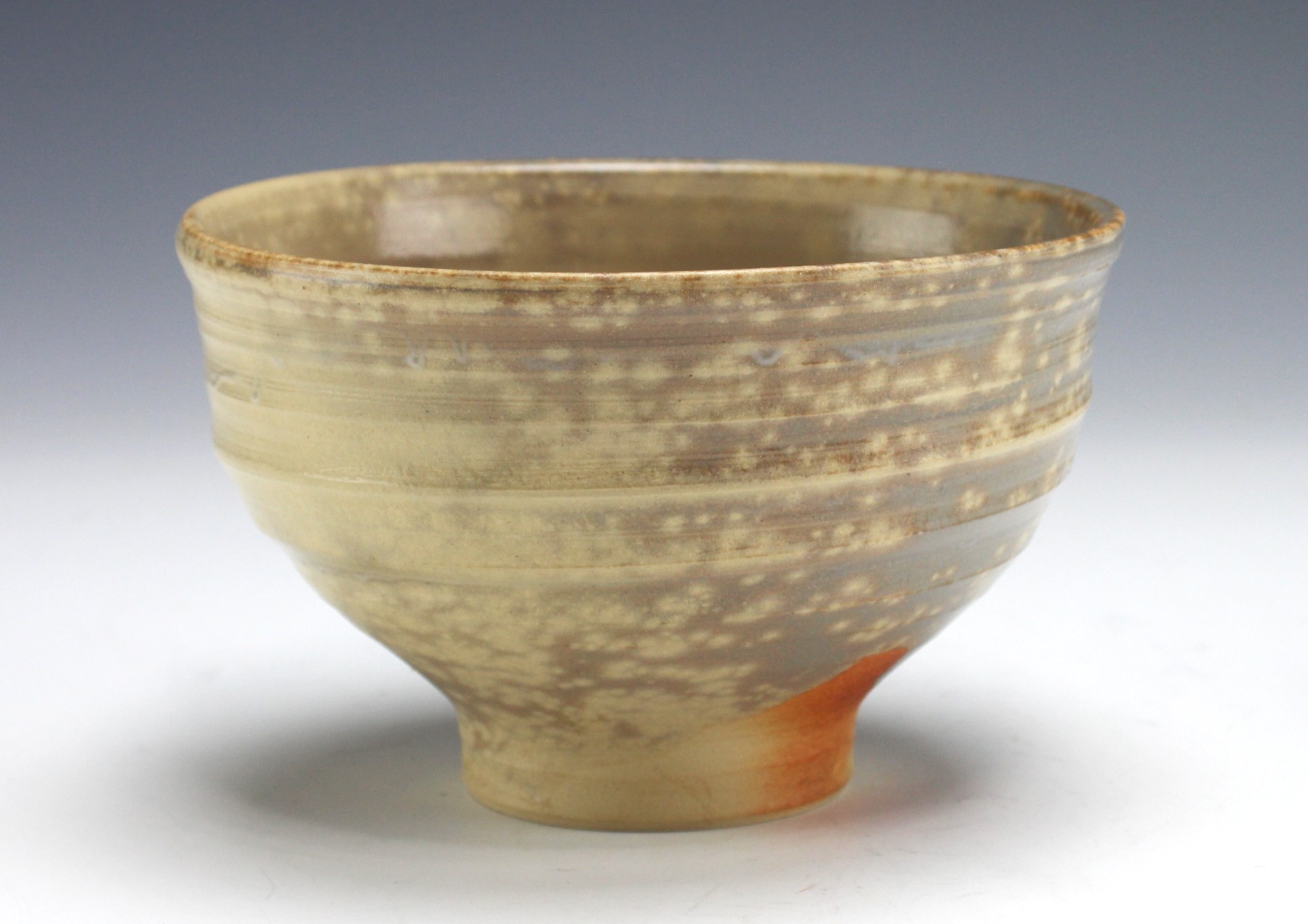 朝日焼鹿背茶碗「桜吹雪」