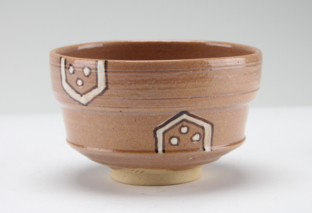 【茶道具】平茶碗 織部 加藤弥右衛門 茶器/茶道具 抹茶茶碗】 平茶碗 赤織部 加藤弥右衛門窯 – 今屋静香園