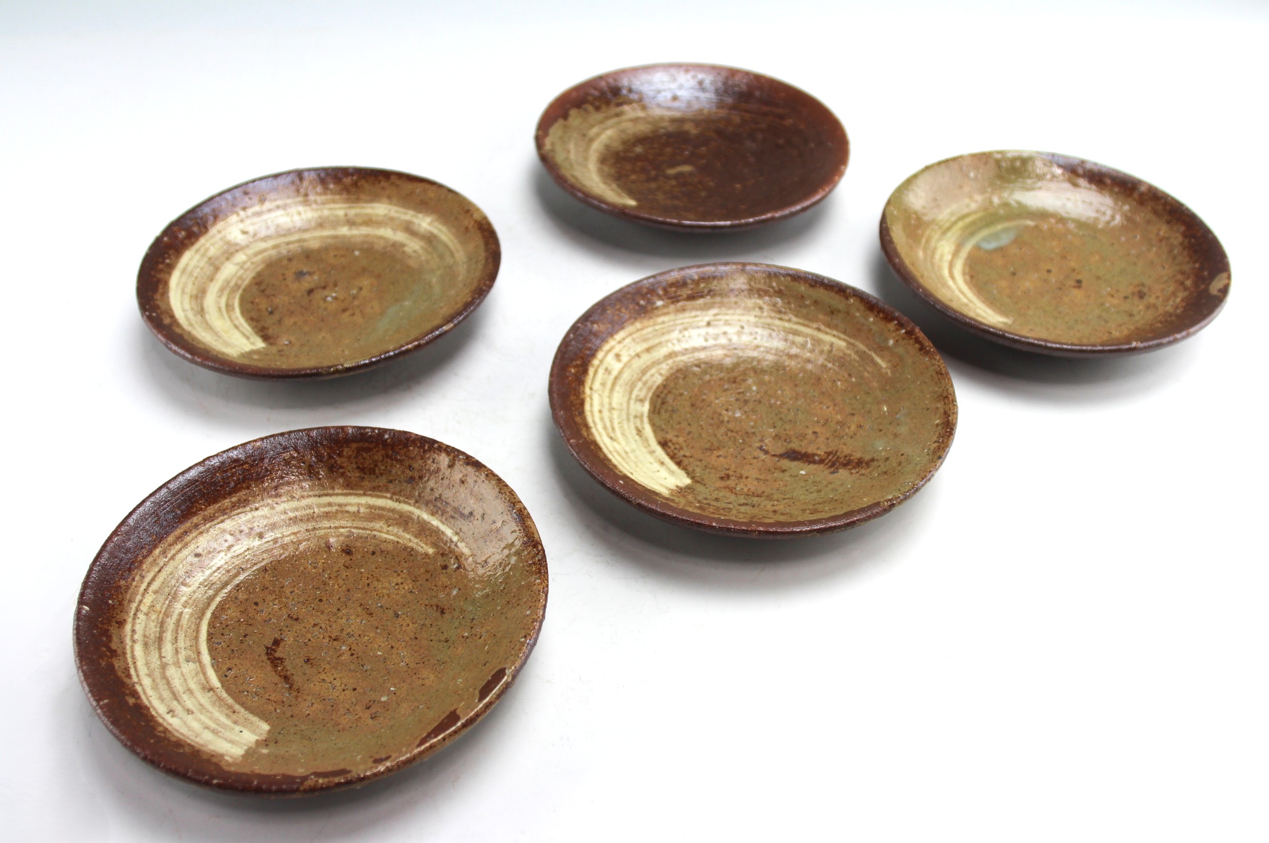 出雲焼　銘々皿 五客