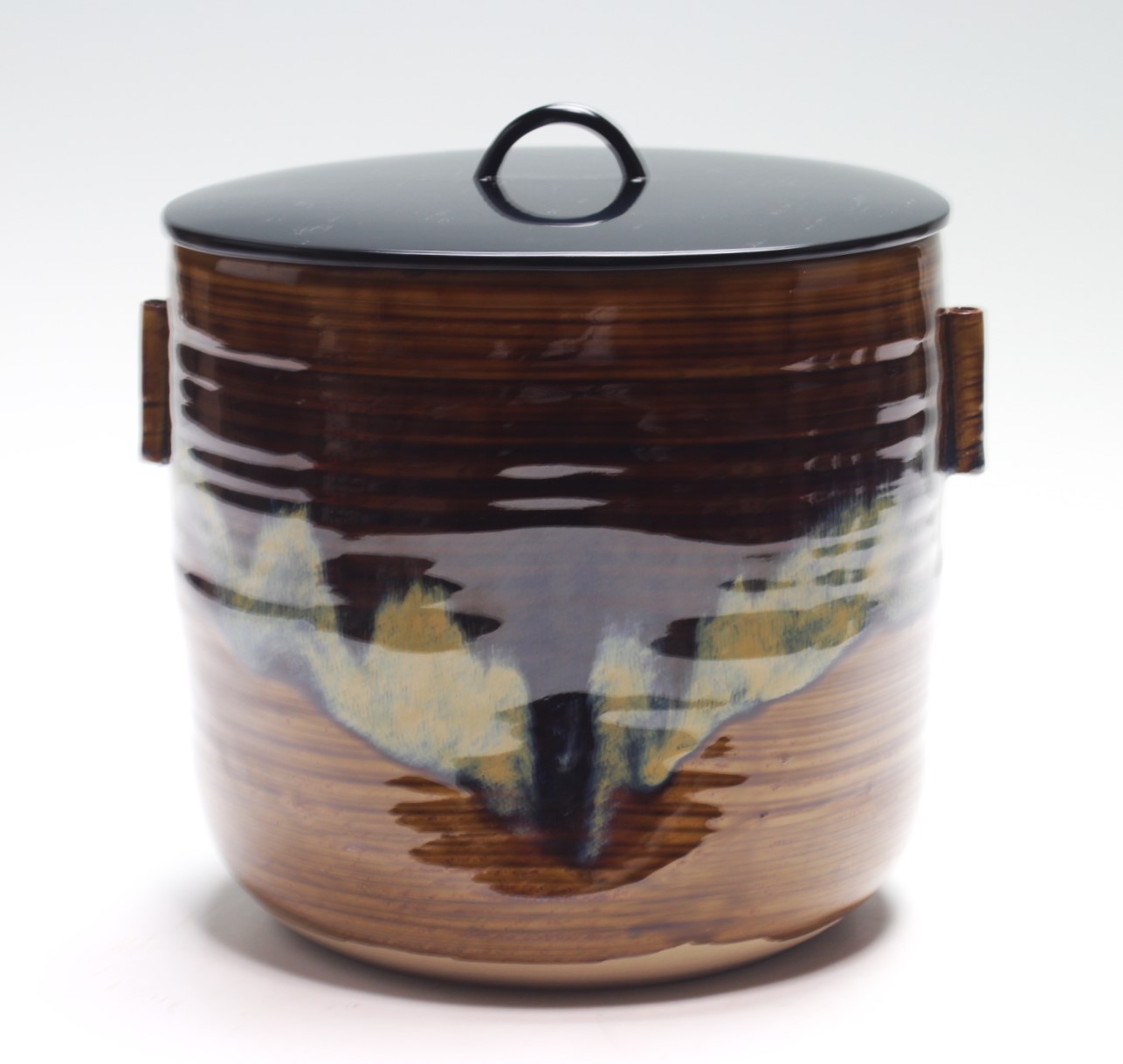 高取管耳付水指