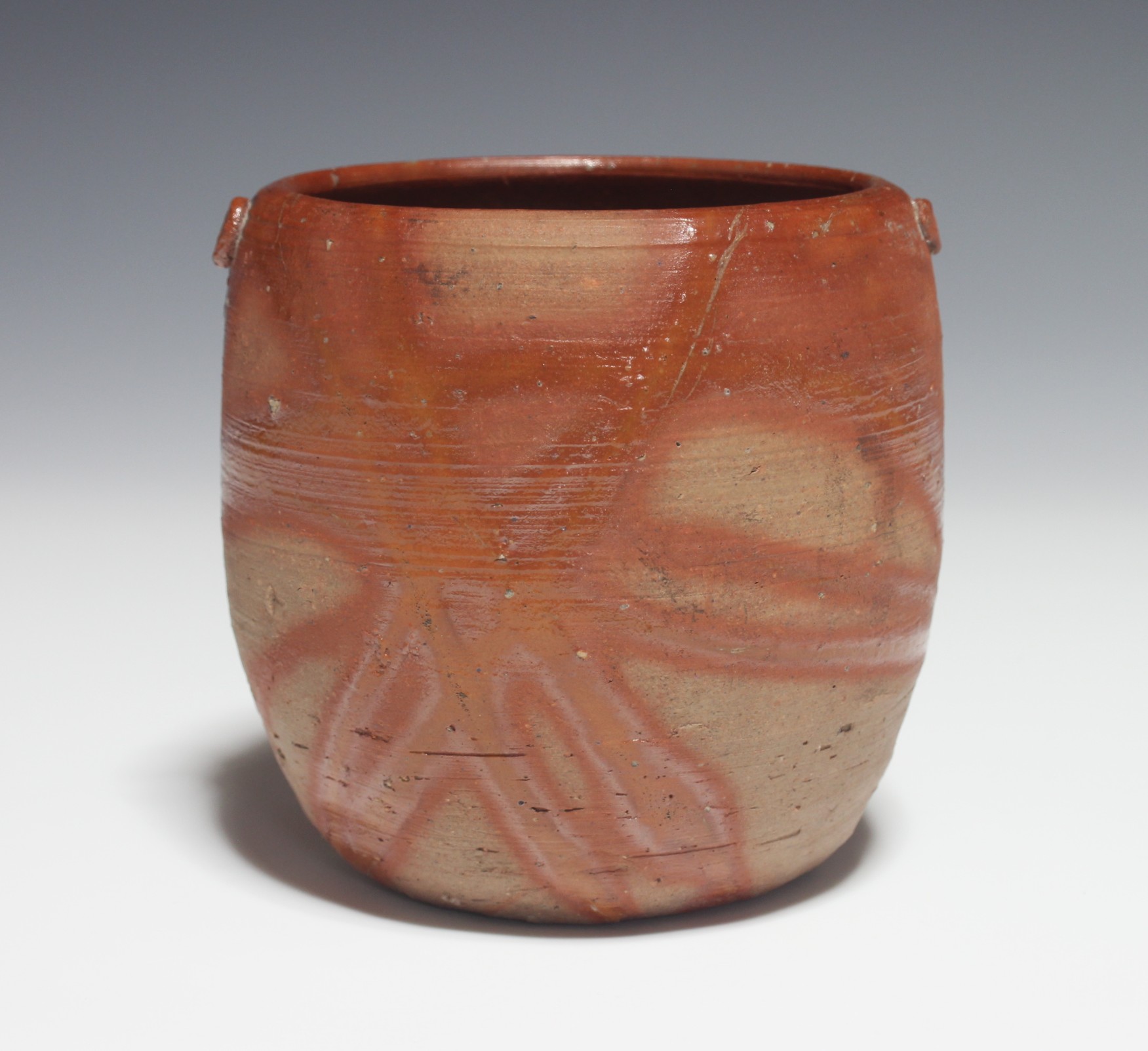 備前緋襷壷形火入